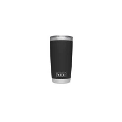 YETI Rambler Tumbler With Lid, Black, 20 Oz