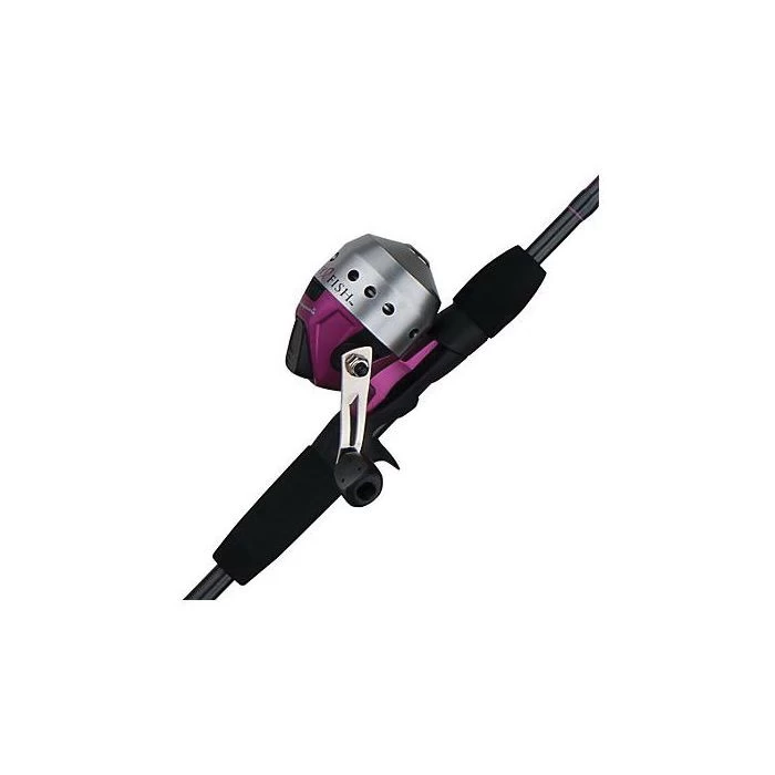 Shakespeare LadyFish Series LADYSC56M6 Spincast Rod And Reel Combo, 5 Ft 6 In L Rod, 3:1 Gear Ratio, Retrieve: Right