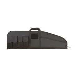 Allen Tactical 10652 Rifle Case, 42 In Gun Holding, Fabric, Black, Zipper Lock, 44 X 13-1/2 X 2-1/2 In Exterior