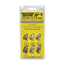 PANTHER MARTIN DSG6 Best Of The Best Spinner Kit, Bass, Crappie, Pike, Perch, Salmon, Steelhead, Walleye, Assorted Bait