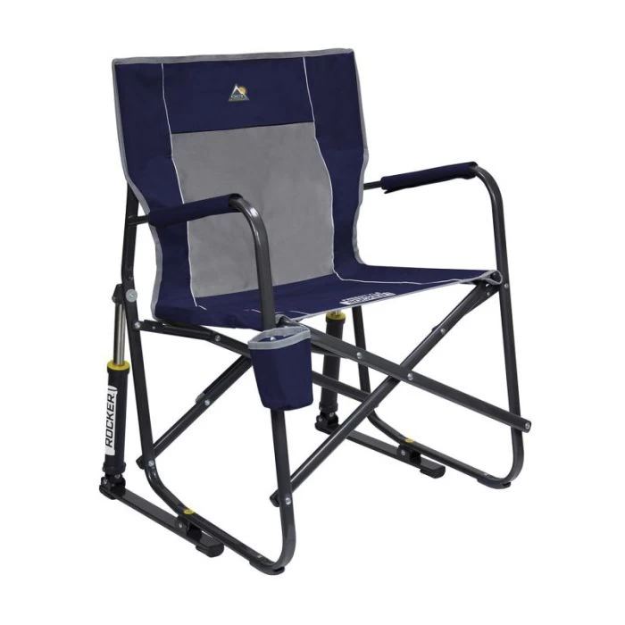 GCI OUTDOOR 37060 Freestyle Rocker, 250 Lb Weight Capacity, Polyester Seat, Steel Frame, Black Frame