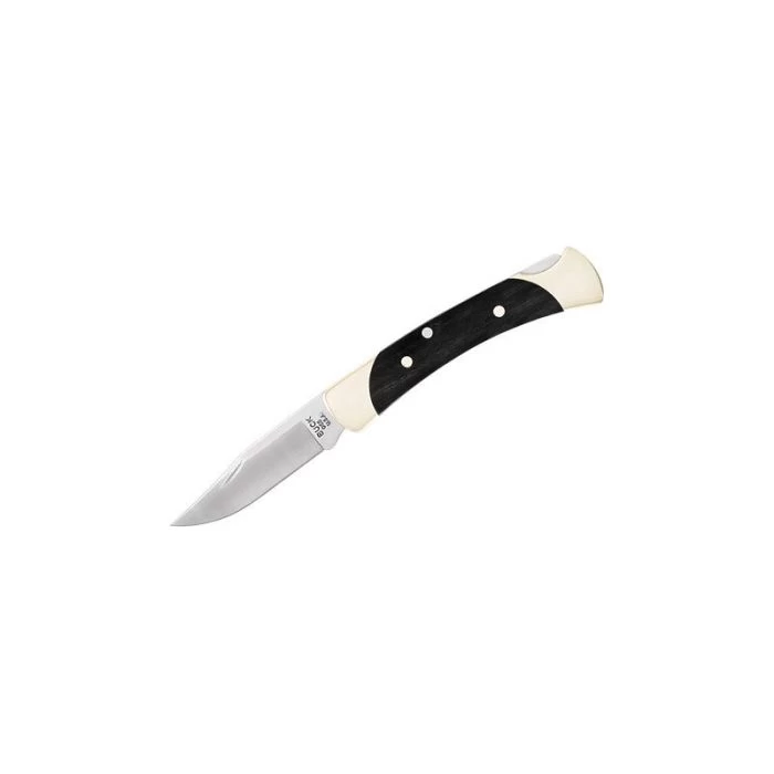 Buck THE 55 0055BRS-B Folding Knife, 2-3/8 In L Blade, Stainless Steel Blade, Ebony Wood Handle