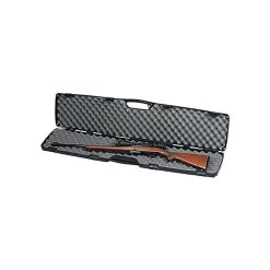 PLANO 10-10475 Single Rifle Case, 48.38 In L, 11 In W, 3.38 In H, Plastic, Black
