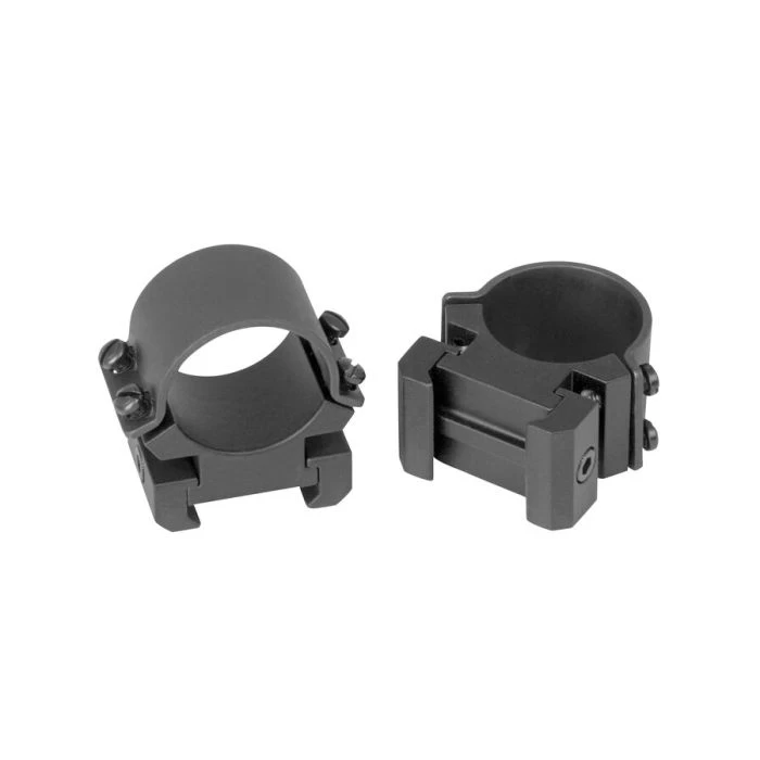 WEAVER Sure Grip Series 49144 Scope Ring, Steel, Black, Matte, For: Cross-Lock Weaver Top-Mount Bases