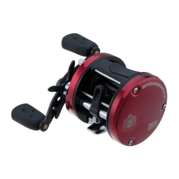 Abu Garcia Ambassadeur SX AMBSX-6601 Round Cast Reel, 17/255 Lb/yd Line, 30/350 Lb/yd Braid, 5.3:1 Gear Ratio