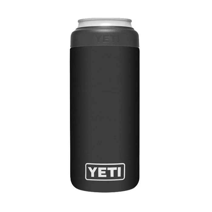 YETI Rambler Colster Can Insulator, Black, 12 Oz
