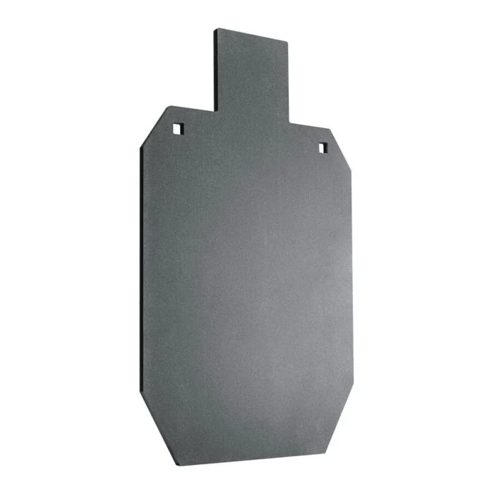 CHAMPION Center Mass Series 44907 Shooting Target, IPSC Silhouette, Steel, Gray, Hanging Mounting