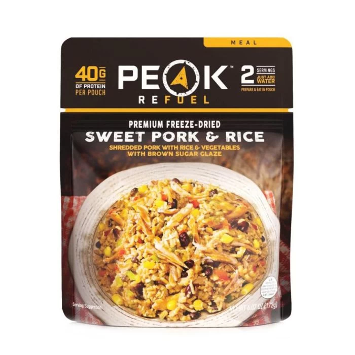 PEAK REFUEL 55231 Sweet Pork And Rice, 6.07 Oz Pouch