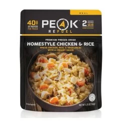 PEAK REFUEL 56741 Homestyle Chicken And Rice, 5.15 Oz Pouch
