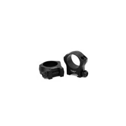 WARNE Mountain Tech Series 7214M Scope Ring, Aluminum, Black, Anodized/Matte