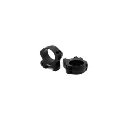 WARNE Mountain Tech Series 7221M Scope Ring, Aluminum, Black, Anodized/Matte
