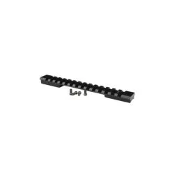 WARNE Mountain Tech Series 76T3M Tactical Rail, Aluminum, Black, Anodized/Matte, For: Tikka T3 And T3x Rifles