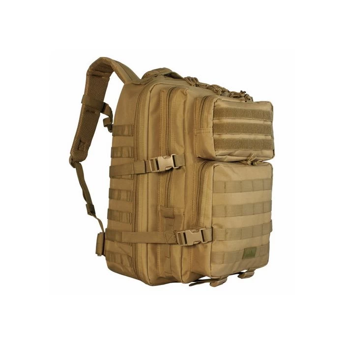 Red Rock 80226COY Large Assault Pack, 35 L Capacity, 4-Compartment, Adjustable Contoured, Padded Shoulder Strap