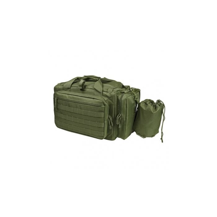 VISM CVCRB2950G Competition Range Bag, 20-1/2 In L, 13 In W, Zipper Closure, PVC, Green