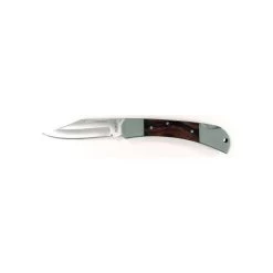 RUKO NK813-40K Folding Knife, 3-1/2 In L Blade, Stainless Steel Blade, Hardwood Handle