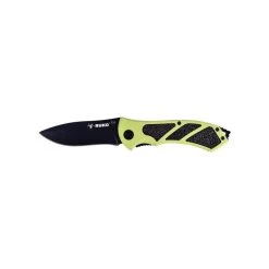 RUKO 61 Series RUK0061HG Folding Knife, 3-1/4 In L Blade, Stainless Steel Blade, Aluminum Handle, Non-Slip Handle