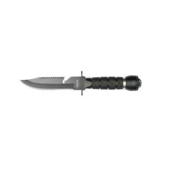 RUKO RUK0163 Survival Knife, 6 In L Blade, ABS Handle, 11-3/4 In OAL