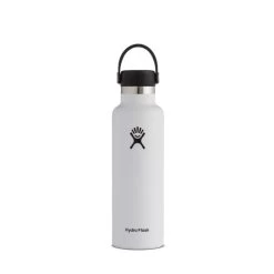 Hydro Flask Standard Mouth Water Bottle, White, 21 Oz