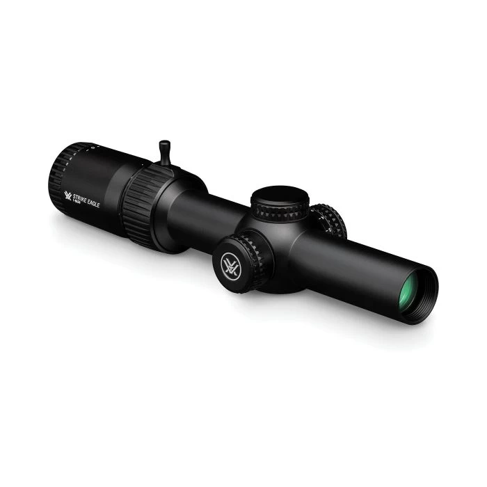 Strike Eagle SE-1824-2 Riflescope, 1 To 8x Magnification, 14.4 To 109 Ft View, Glass Lens, 30 Mm Dia Tube, Aluminum