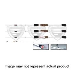 Favorite WBR-721MH Bird Spinning Rod, 7 Ft 2 In OAL, IM24T Carbon Fiber, White