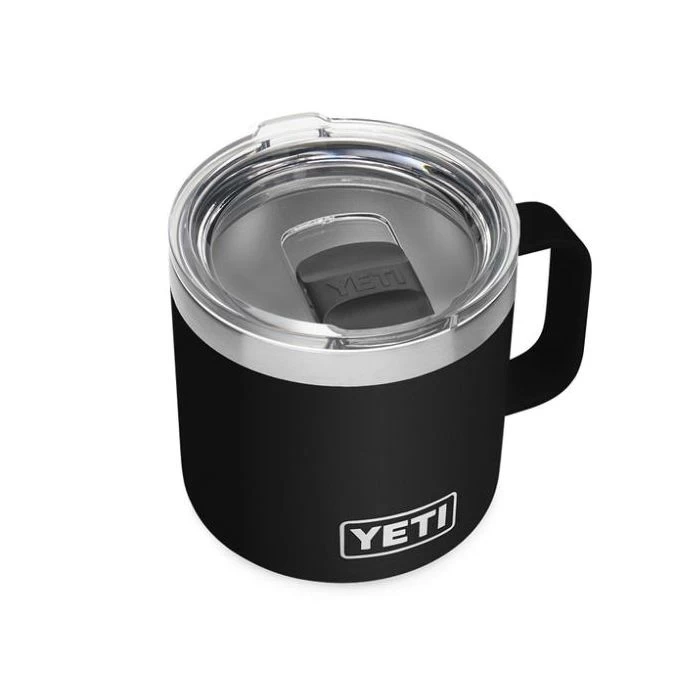 YETI Rambler Travel Mug, Black, 14 Oz