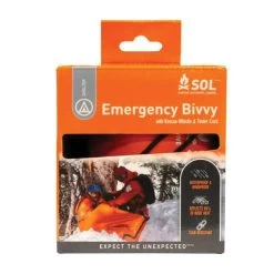SOL SURVIVE OUTDOORS LONGER 0140-1142 Emergency Bivvy, Bright Orange