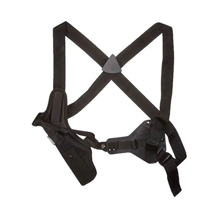 UNCLE MIKE'S 83151 Shoulder Holster, Self-Adjusting Belt, Black, Right, Cordura Nylon