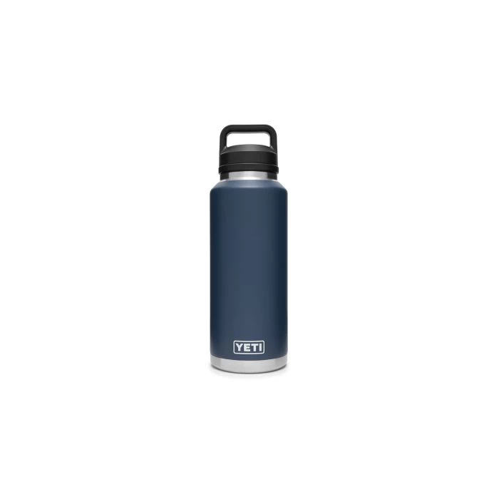 YETI Rambler Water Bottle With Chug Cap, Navy, 46 Oz