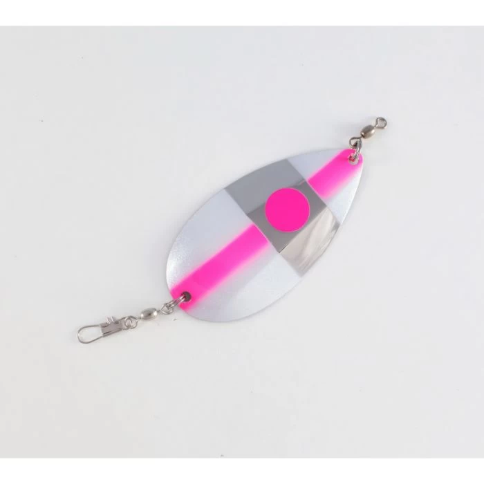 POULSEN CASCADE TACKLE Arrow Flash Jr Series 17111 Fishing Lure, Kokanee, Trout, Belted Pink Pearl Lure