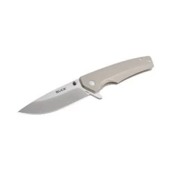 Buck 0254SSS13053 Odessa Knife, 3-1/8 In L Blade, Stainless Steel Blade, Stainless Steel Handle, 7-1/2 In OAL