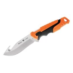 Buck Pursuit Pro Series 0657ORG Knife, 4-1/2 In L Blade, Stainless Steel Blade, Glass-Filled Nylon/Versaflex Handle
