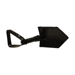 Red Rock 50-01 Tri-Fold Camp Shovel, Stainless Steel Blade, Black/Green Handle