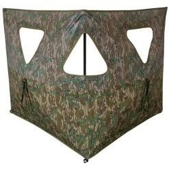 Primos Double Bull, SurroundView Series 65164 Stakeout Blind, Mossy Oak Greenleaf Camo