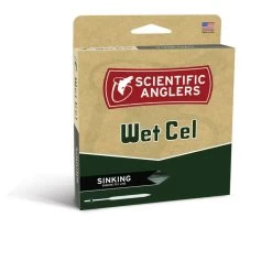 SCIENTIFIC ANGLERS ANGLERS WetCel Series 112314 Sinking Fly Line, 80 Ft L, Charcoal
