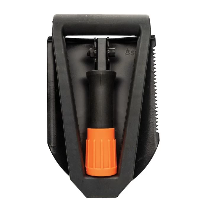 SOL SURVIVE OUTDOORS LONGER 0140-1024 Packable Field Shovel, Carbon Steel Blade, Comfort, Easy Grip, Wide Handle
