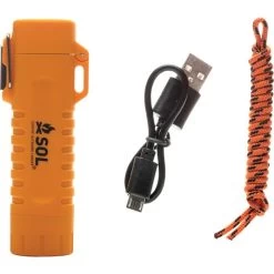 SOL SURVIVE OUTDOORS LONGER Fire Lite Series 0140-1243 Fuel-Free Lighter, Orange