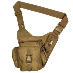 Red Rock 80128COY Sidekick Sling Bag, 3.5 L Capacity, 1-Pocket, 1-Compartment, Buckle Shoulder Strap, 600D Polyester