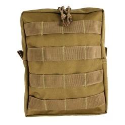Red Rock MOLLE Series 82-004COY Large Molle Utility Pouch, 7 In L, 5 In W, 600D Polyester/PVC, Coyote