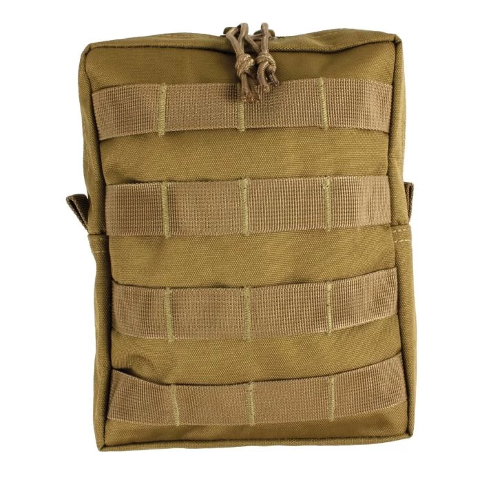 Red Rock MOLLE Series 82-004COY Large Molle Utility Pouch, 7 In L, 5 In W, 600D Polyester/PVC, Coyote