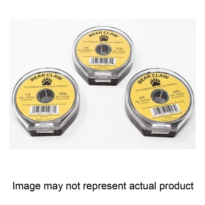 Jackson Cardinal FLUOROFLEX Series FCT3X Tippet, 50 M L, Fluorocarbon