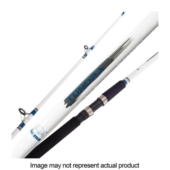 OKUMA Tundra Series TU-120 Spinning Rod, 12 Ft OAL, A Handle, Fiberglass/Graphite/Stainless Steel