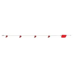 Gibbs Delta 0072-RH Fishing Bait, Lake Troll, Kokanee, Red Hex Bait