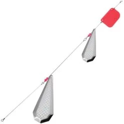 Gibbs Delta 0080A-SH Fishing Bait, BMW Lake Troll, Gamefish, Silver Hex Bait