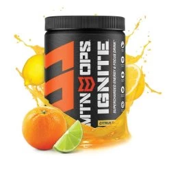 MTN OPS 1104210145, Ignite Supercharged Energy And Focus Drink Mix, 45 Servings Per Tub, Flavor: Citrus Bliss
