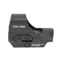 Holosun HS510C, Reflex Red Dot Sight, Solor Powered, 1X Magnification, Aluminum/Titanium, Black