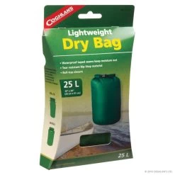 COGHLAN'S 1110 Dry Bag, 25 L Capacity, Nylon, Green