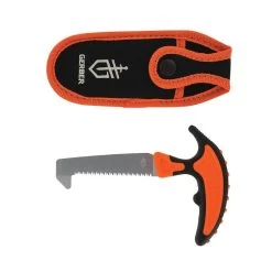 GERBER 31-002741N Pack Saw, Polymer, Black/Orange