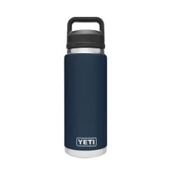 YETI Rambler Water Bottle With Chug Cap, Navy, 26 Oz