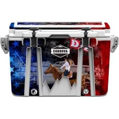 CORDOVA 48 Qt Rodeo USA Flag, Adventurer Collection