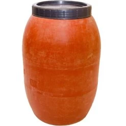 Eagle Peak Containers Barrel, Poly, 50 Gal